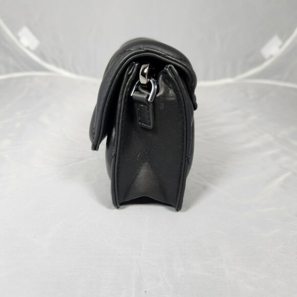 Charles and Keith Girls Mini Crossbody Bag Quilted Black New Without Tags - Picture 4 of 8